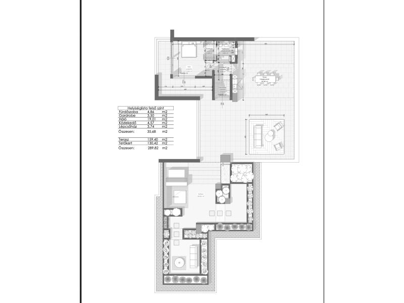 II.ker. Panorámás Penthouse extra 300m2-es Tetőterasz!